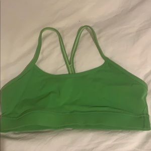 Lululemon green sports bra